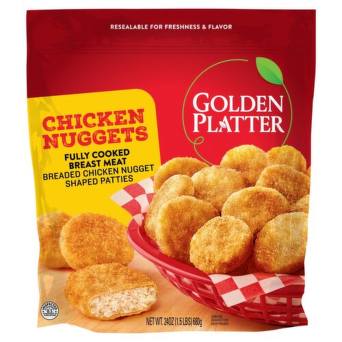 Golden Platter Chicken Nuggets, 24 oz