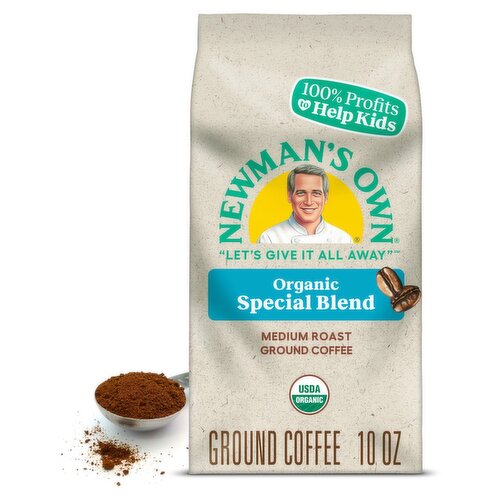 Newman's Own Organics Special Blend Medium Roast Ground Coffee, 10 oz