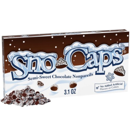 Sno-Caps Semi-Sweet Chocolate Nonpareils, 3.1 oz