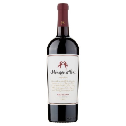 Ménage à Trois California 2022 Red Blend, 25.36 fl oz
