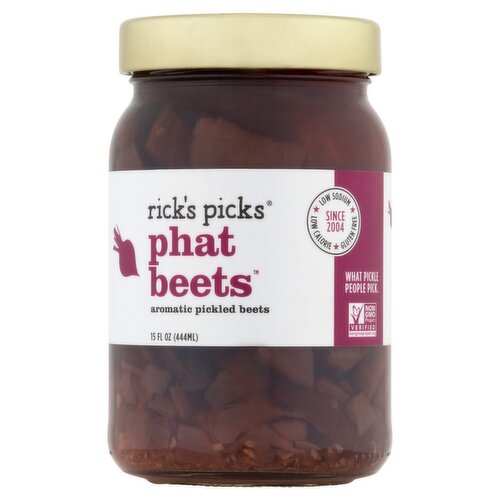 rick's picks Phat Beets Aromatic Pickled Beets, 15 fl oz