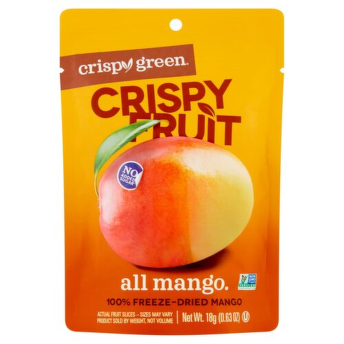 Crispy Green Crispy Fruit 100% Freeze-Dried Mango, 0.63 oz