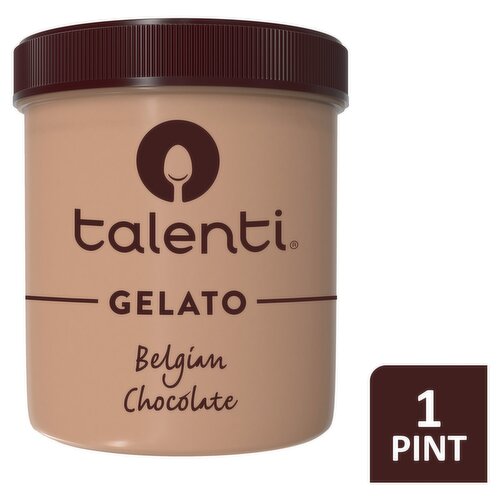Talenti Belgian Chocolate Gelato, one pint