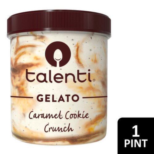 Talenti Caramel Cookie Crunch Gelato, 1 pint