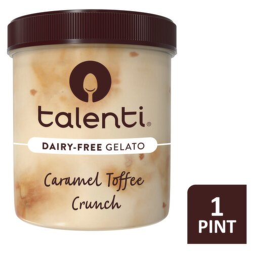 Talenti Caramel Toffee Crunch Dairy-Free Gelato, 1 pint