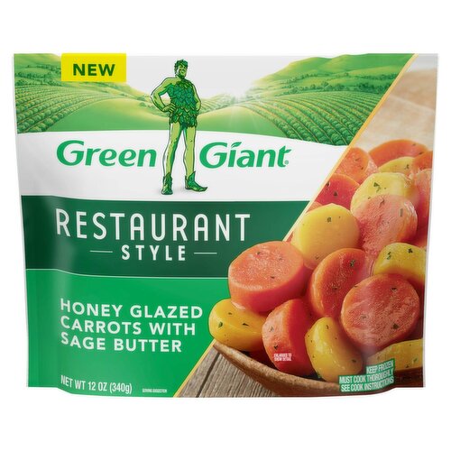 Green Giant Restaurant Style Honey Glazed Carrots with Sage Butter, 12 oz