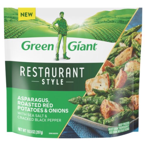 Green Giant Restaurant Style Asparagus, Roasted Red Potatoes & Onions, 10.5 oz