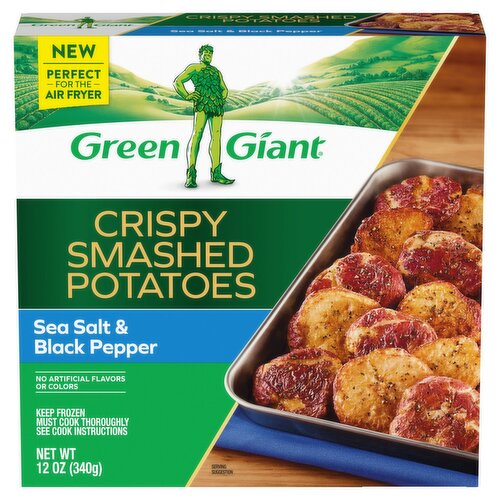 Green Giant Sea Salt & Black Pepper Crispy Smashed Potatoes, 12 oz