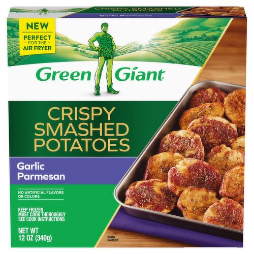 Green Giant Garlic Parmesan Crispy Smashed Potatoes, 12 oz