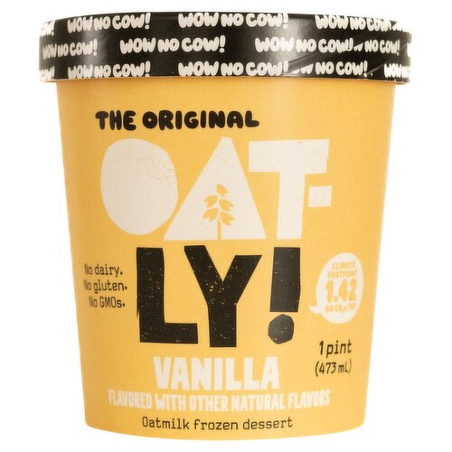 Oatly! The Original Vanilla Oatmilk Frozen Dessert, 1 pint