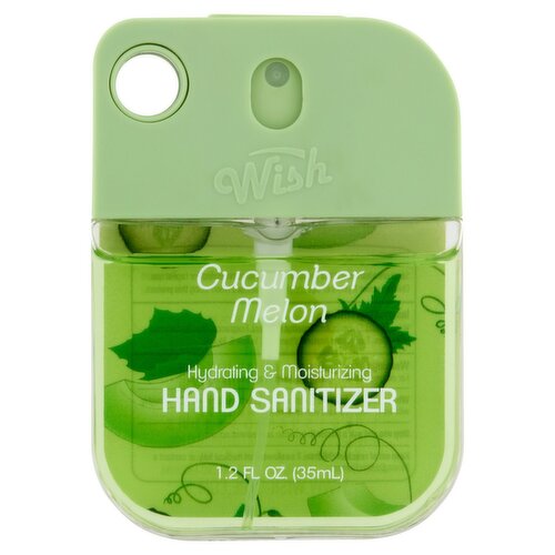 Wish Cucumber Melon Hand Sanitizer, 1.2 fl oz