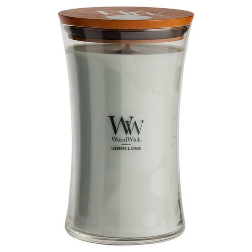 WoodWick Lavender & Cedar Candle, 21.5 oz