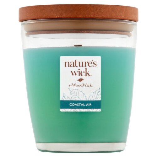 WoodWick Nature's Wick Coastal Air Candle, 10 oz