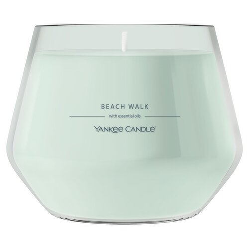Yankee Candle Beach Walk Candle with Essential Oils, 10 oz