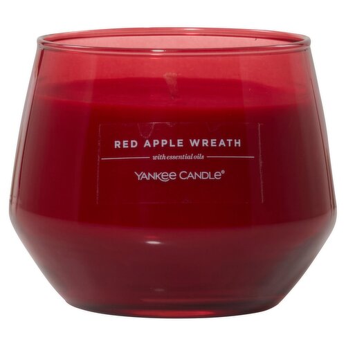 Yankee Candle Red Apple Wreath Candle, 10 oz