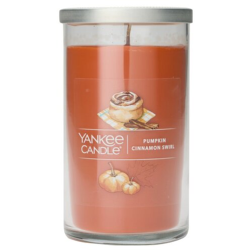 Yankee Candle Pumpkin Cinnamon Swirl Candle, 14.25 oz