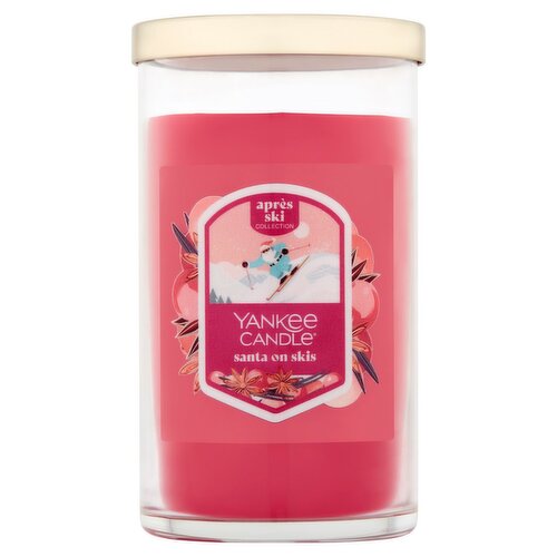 Yankee Candle Après Ski Collection Santa on Skis Candle, 14.25 oz