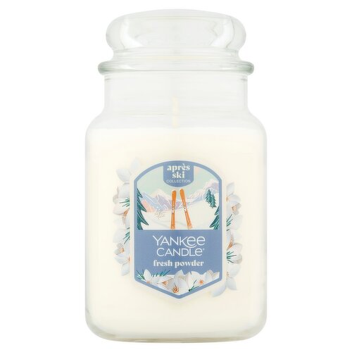 Yankee Candle Après Ski Collection Fresh Powder Candle, 22 oz