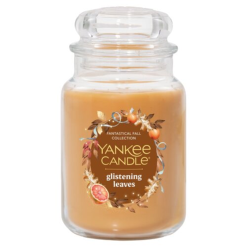Yankee Candle Glistening Leaves Candle, 22 oz