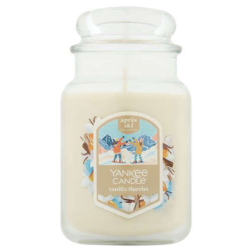 Yankee Candle Après Ski Collection Vanilla Flurries Candle, 22 oz