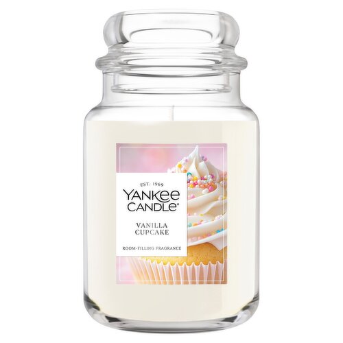Yankee Candle Vanilla Cupcake Candle, 22 oz