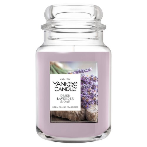Yankee Candle Dried Lavender & Oak Candle, 22 oz