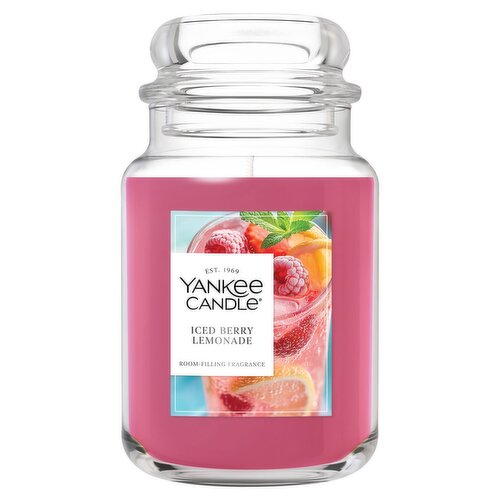 Yankee Candle Iced Berry Lemonade Candle, 22 oz