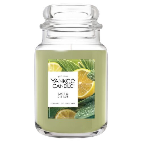 Yankee Candle Sage & Citrus Candle, 22 oz