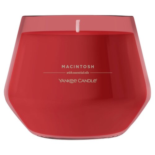 Yankee Candle Macintosh with Essential Oils Candle, 10 oz