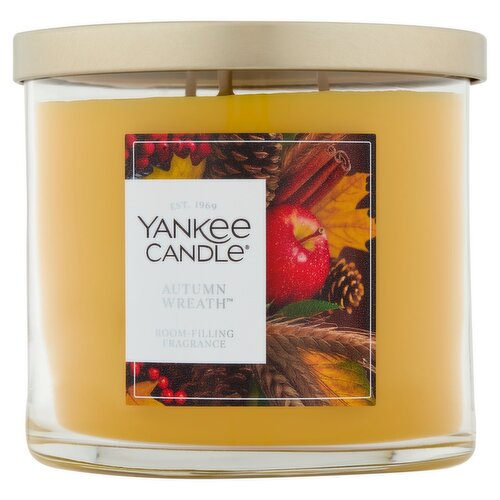 Yankee Candle Autumn Wreath Candle, 14.5 oz