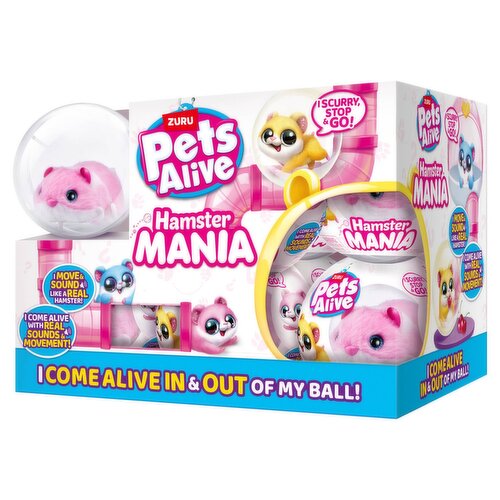 Zuru Pets Alive Hamster Mania Toy, 3+