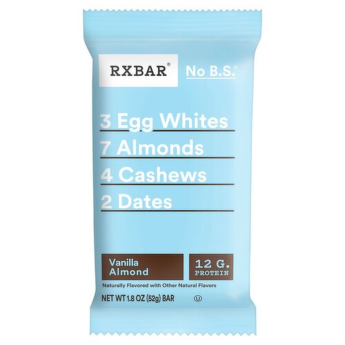 RXBAR No B.S. Vanilla Almond Protein Bar, 1.83 oz