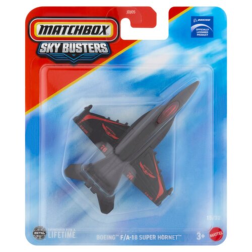 Mattel Matchbox Boeing F/A-18 Super Hornet Sky Busters, 3+
