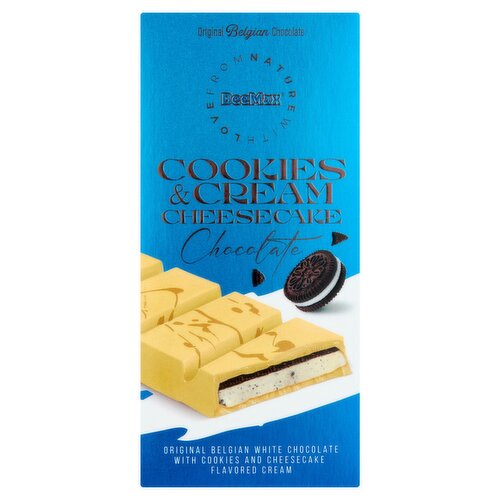 BeeMax Cookies & Cream Cheesecake Original Belgian Chocolate, 7.05 oz