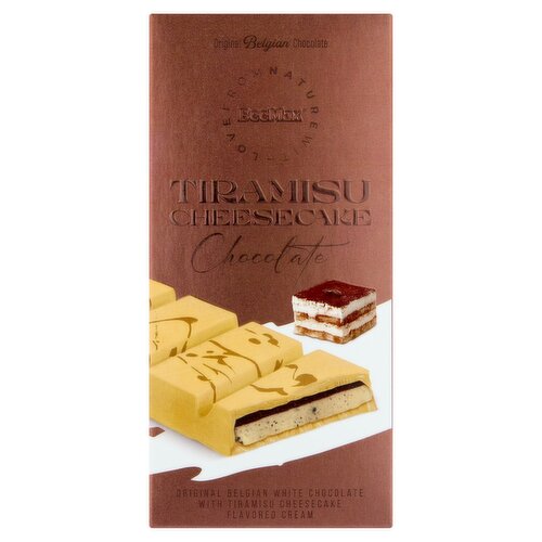 BeeMax Tiramisu Cheesecake Original Belgian Chocolate, 7.05 oz