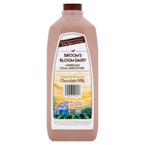 Broom's Bloom Dairy Chocolate Milk, half gallon