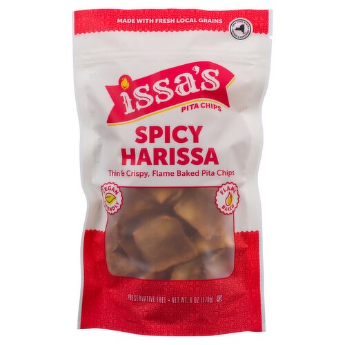 Issa's Spicy Harissa Pita Chips, 6 oz