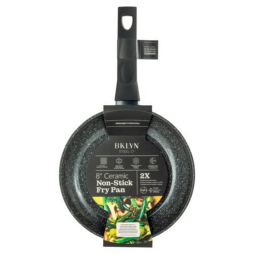 Bklyn Steel Co 8" Ceramic Non-Stick Fry Pan