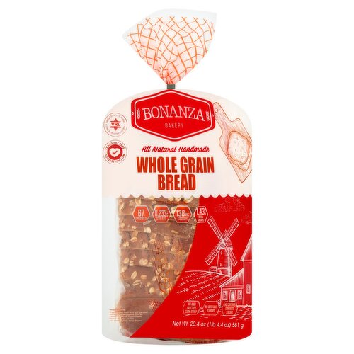 Bonanza Whole Grain Bread, 20.4 oz