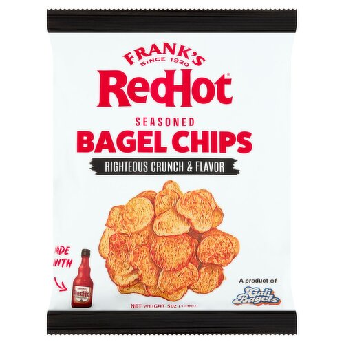 Frank's RedHot Seasoned Bagel Chips, 5 oz
