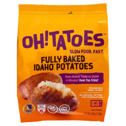 Oh!Tatoes Fully Baked Idaho Potatoes, 2.5 lbs