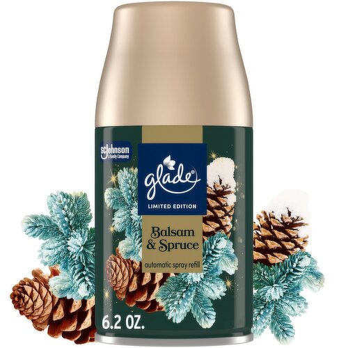 Glade Balsam & Spruce Automatic Spray Refill Limited Edition, 6.2 oz