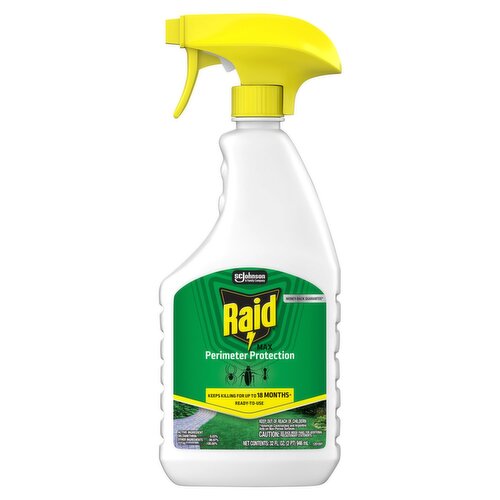 Raid Max Perimeter Protection Spray, 32 fl oz
