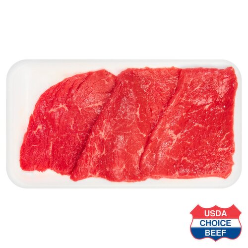 USDA Choice Beef Top Round Cutlets, Boneless, Average Weight 1 lb Pack
