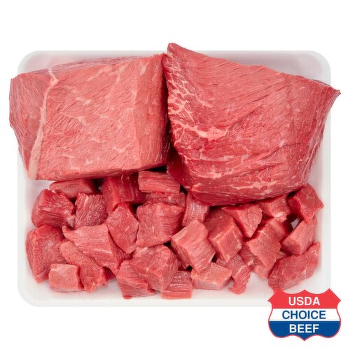 USDA Choice Beef Bottom Round Roast/Rump Roast/Stew Combo, Boneless, Average Weight 6 lb Pack