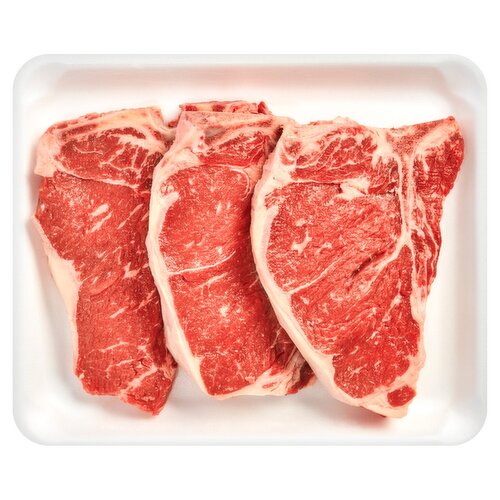 USDA Choice Beef Loin, T-Bone Steak, Family Pack