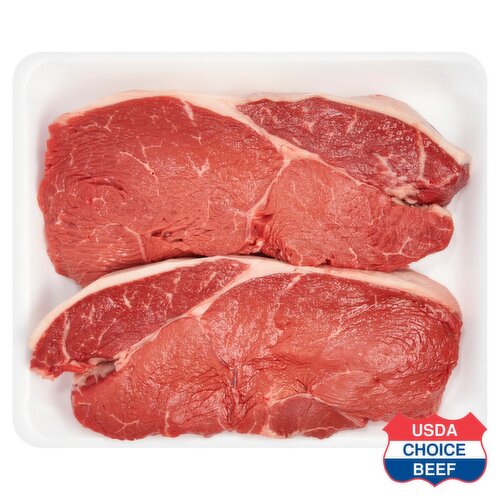 USDA Choice Beef Sirloin Steaks, Boneless, Family Pack, Average Weight 3 lb Pack