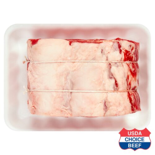 USDA Choice Beef Center Cut Rib Roast, Boneless, Custom Cut, 2 Rib Minimum