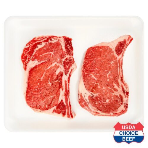 USDA Choice Beef Rib Steak, Bone-In, Twin Pack