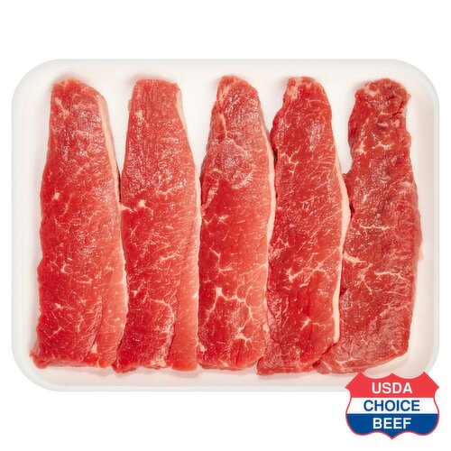 USDA Choice Beef Chuck For Pepper Steaks, Boneless, Average Weight 1 lb Pack